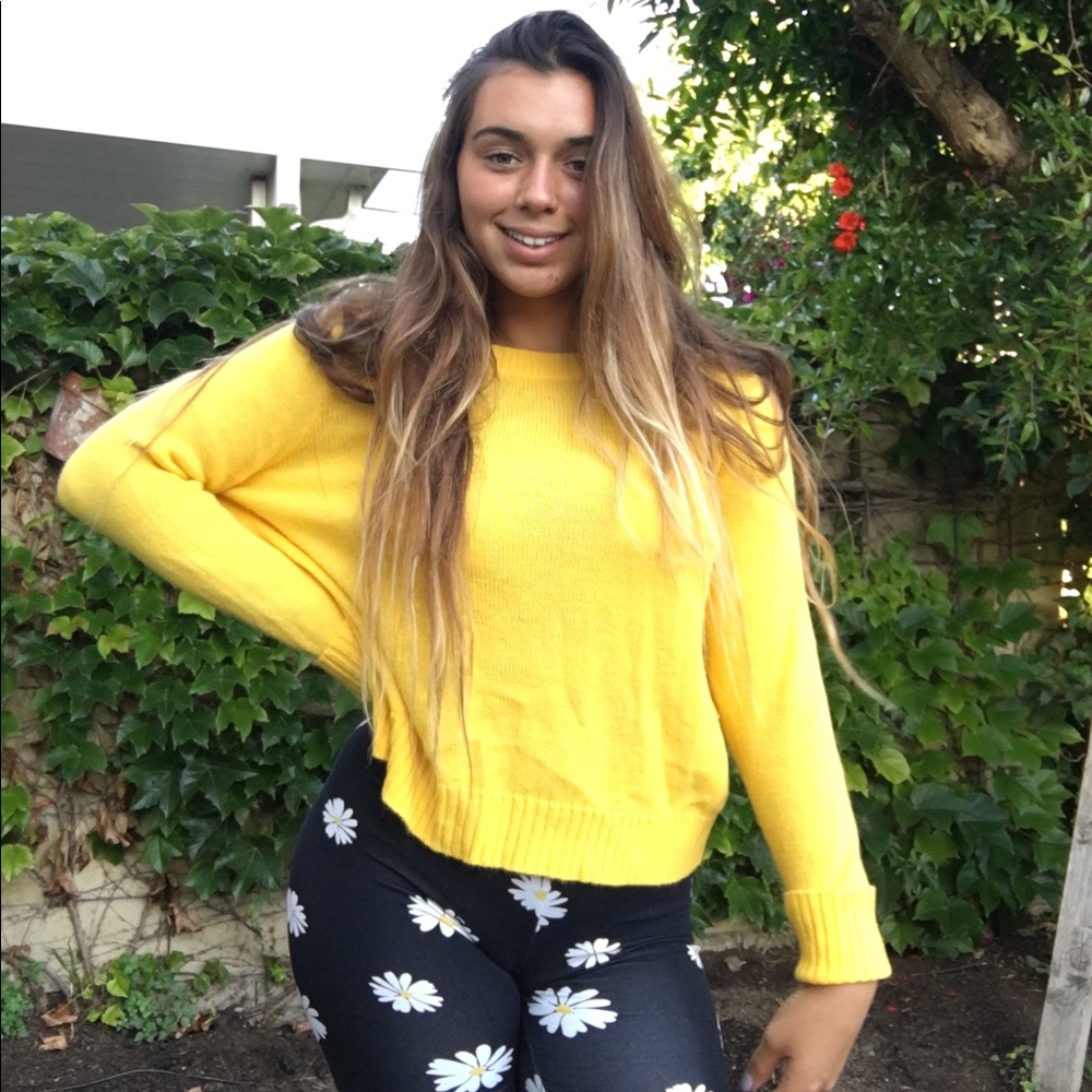 Yellow light weight sweater